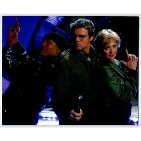 Stargate SG-1 1990s Cast Press Photo TV Sci-Fi Series Promo - Picture 1 of 2